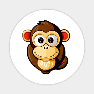 funny monkey Magnet